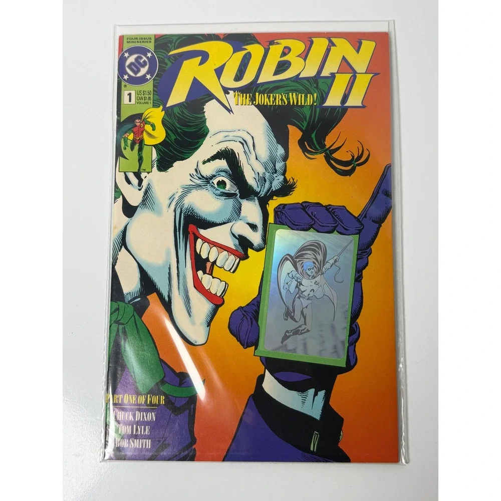 DC Comics Robin II The Joker's Wild Issue 1 1991 Tom Lyle Joker Cover Vintage
